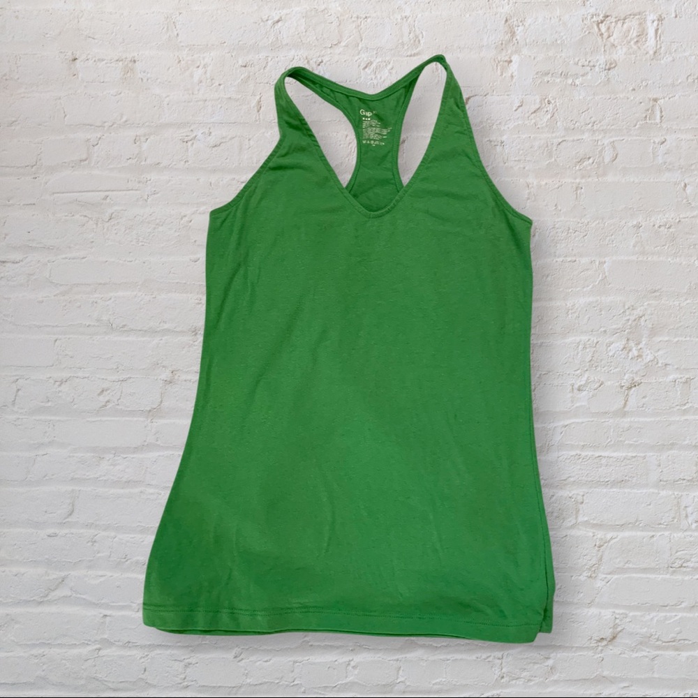 Gap racer back tank top